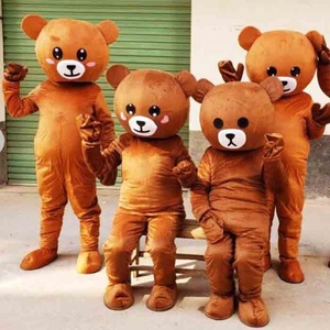 Enjoyment CE Costume commercial brown emoji bear Mascot, custom animal mascot for adult