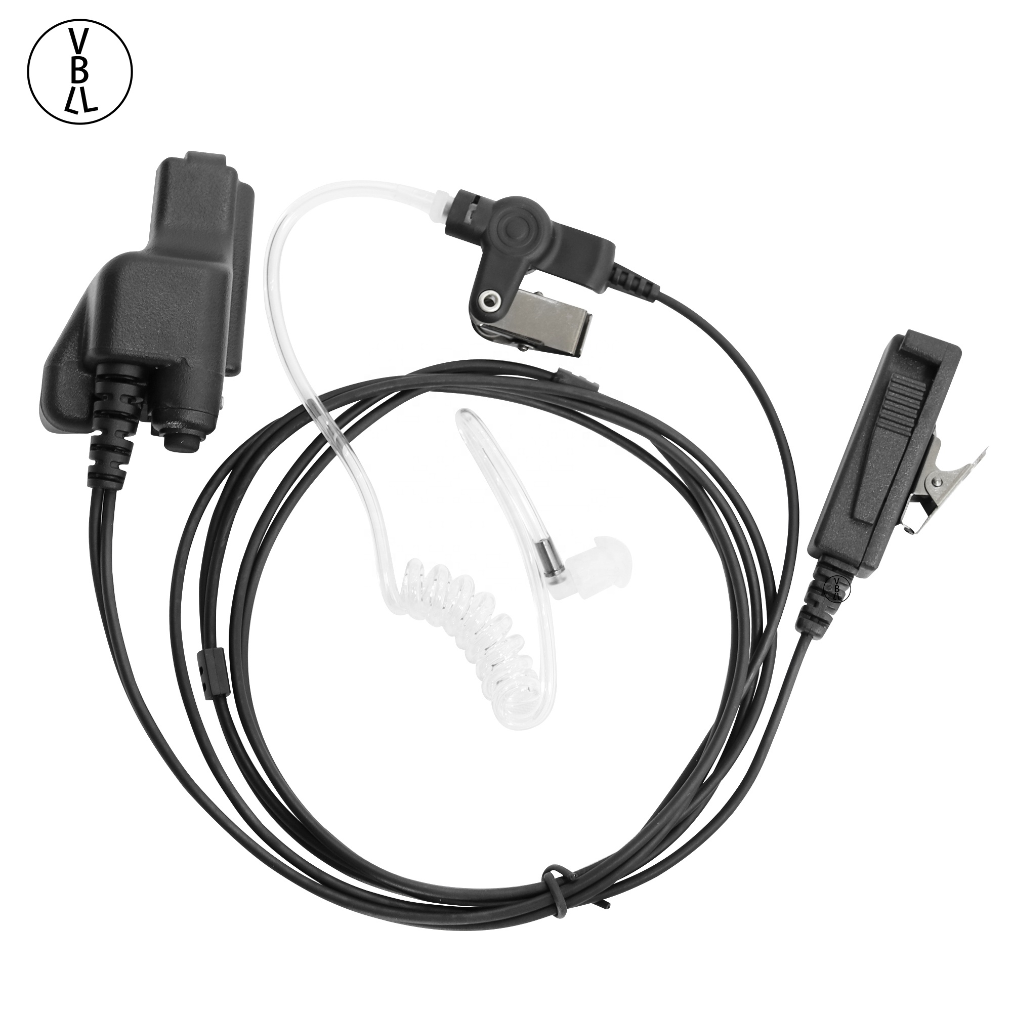 2-wire Mic Earpiece For Motorola MT2000 MTS2000 MTX1000 MTX9000 Handheld