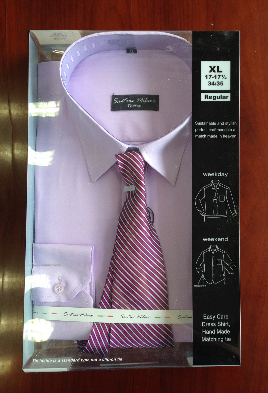 men's dress shirt and tie box set Shop Our Window Box Packing Men's Dress Shirt with Tie Set