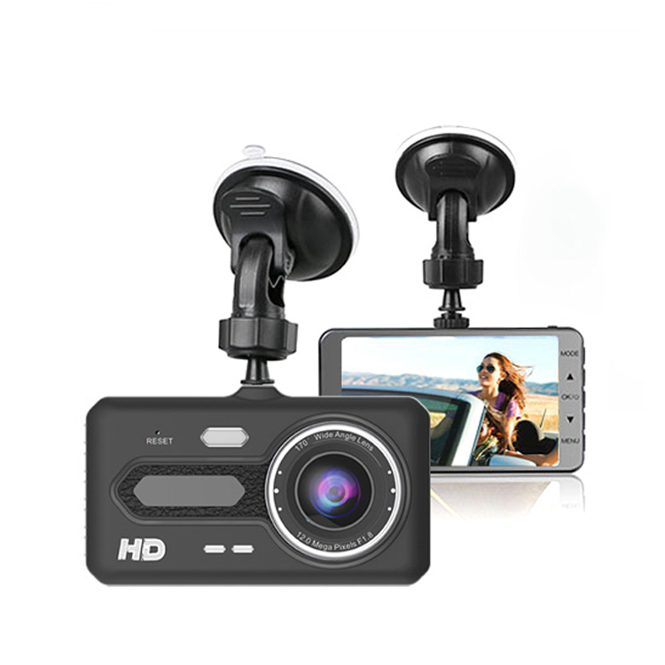 Автомобильный видеорегистратор full hd 1080P dash cam корпус из цинкового сплава 4 дюймовый IPS экран видео регистратор рекордер с Автомобильная камера заднего вида