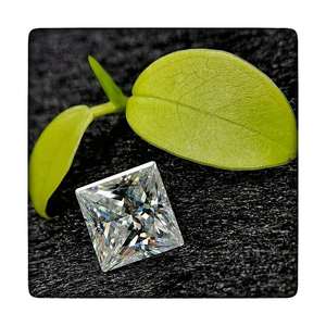 factory sell clarity VVS colorless 7mm size forever brilliant square princess cut moissanite