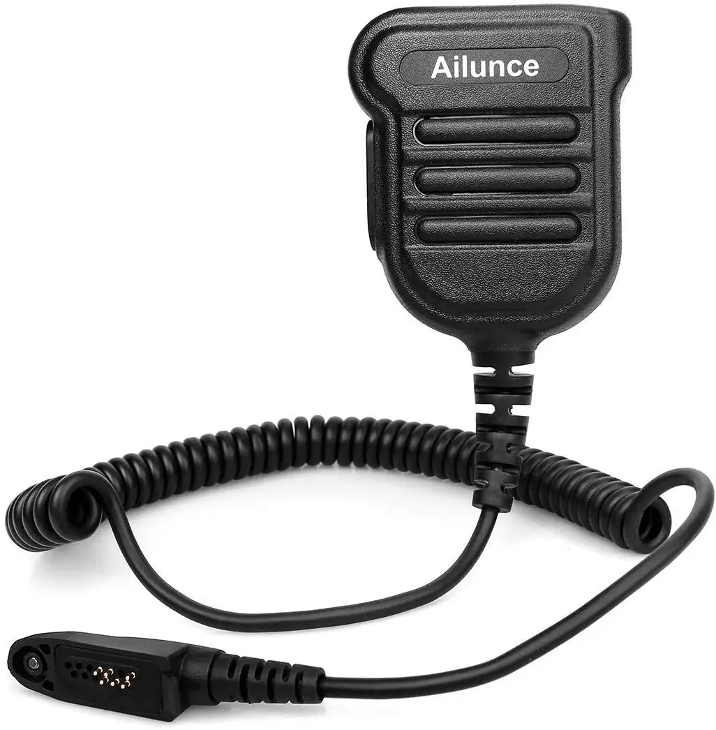 IP55 Waterproof  speaker mic earphone with 3.5mm Jack for Walkie Talkie HD1 GP328Plus GP344 RT29