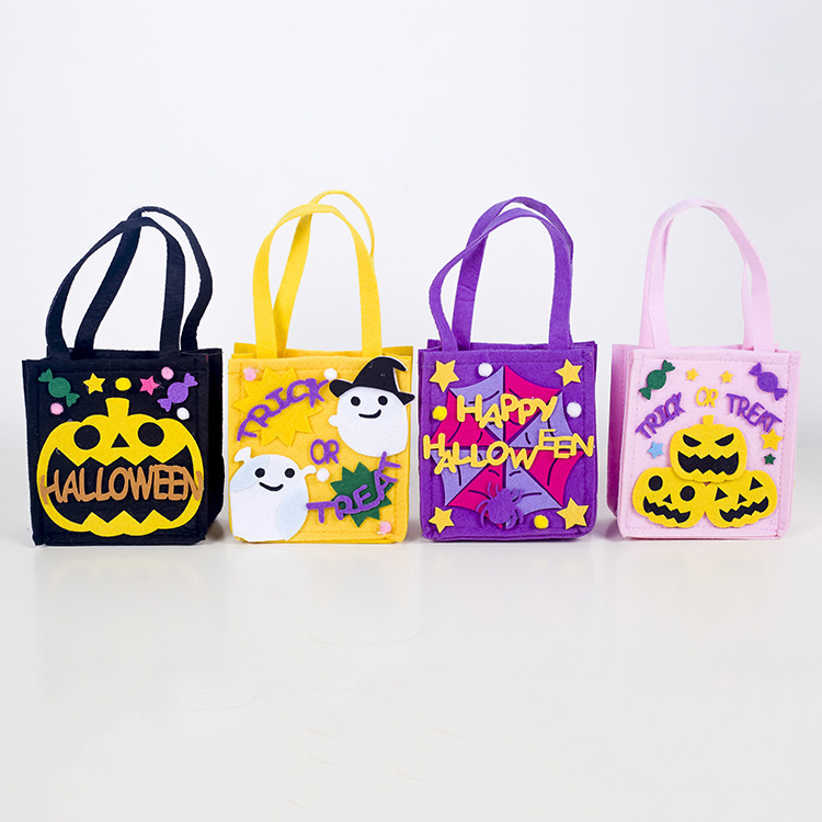 Горячая Распродажа, праздничные сумки из нетканого материала, портативные детские сумки, корзина для хеллоуина или конфеты, подарочные сумки