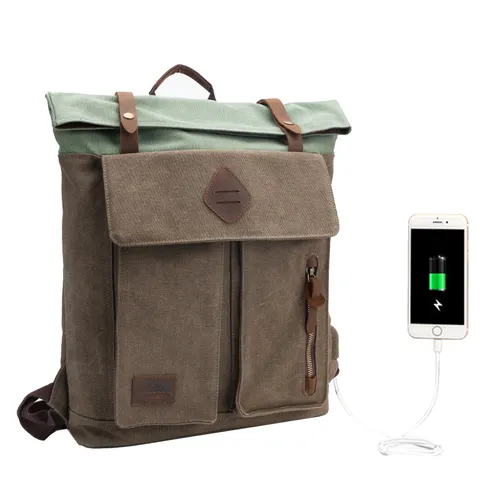 Sincere Trader Leather Goods Co., Ltd. - Laptop Backpack , Canvas Backpack