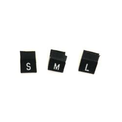 Size Label Tags WOVEN CLOTHING LABELS SIZE TAGS