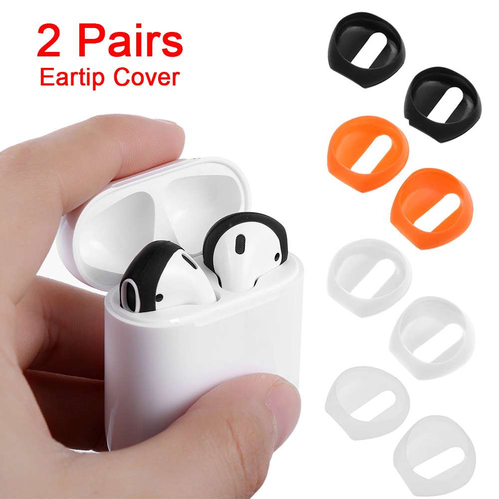 1对硅胶防滑软保护套耳塞提示案例时尚耳机套保护套适用于apple air