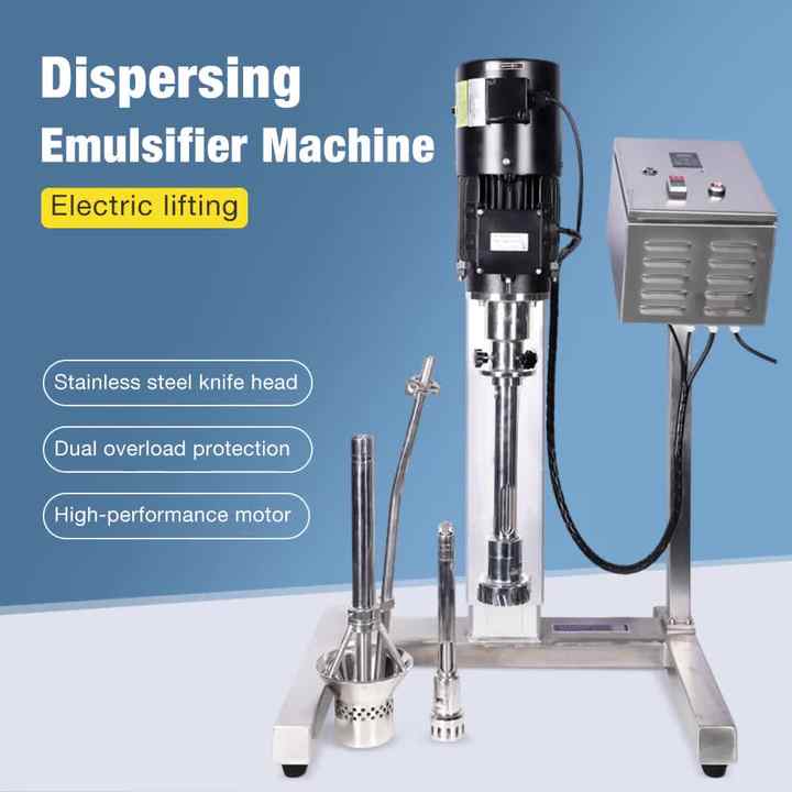 Lab Emulsifier Lab 30L/50L Pilot Scale Emulsifier with Automatic Lift High Shear ...