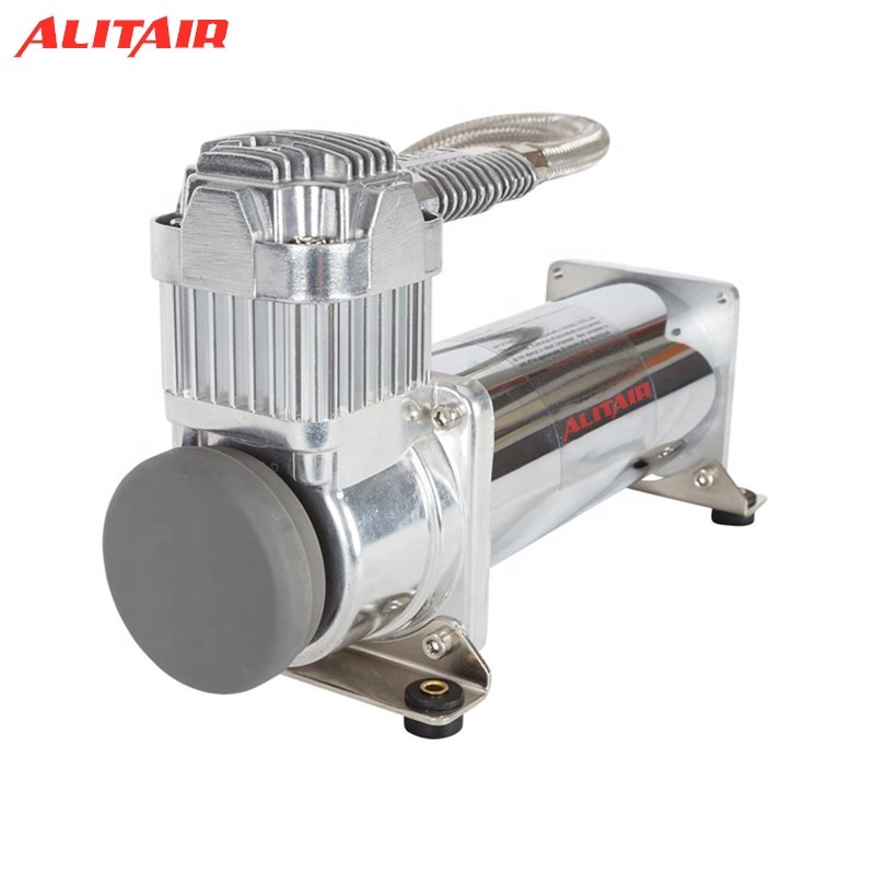 Комплект воздушной подвески, компрессор, воздушный подъемный насос viair 12 В, комплект пневматической подвески для внедорожника с резервуаром для пневматического гудка