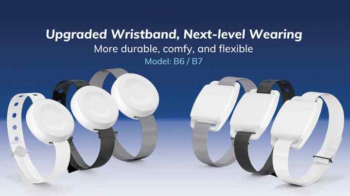 B7 IoT Wearability Programable Button Human Tracking Medical Alert ...