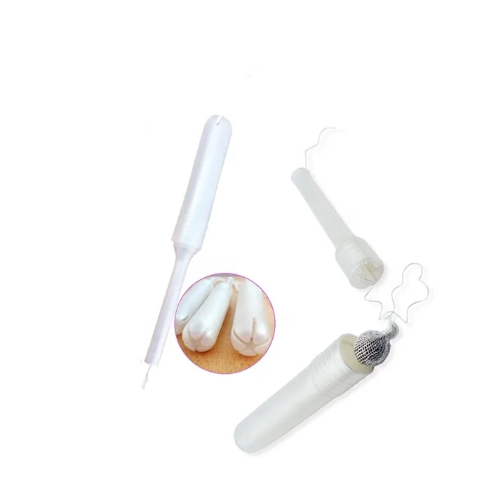 Disposable Vaginal Applicator Vaginal Insert White Clear Pink