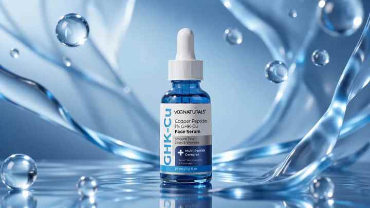 Private Label Custom GHK-Cu Copper Peptide Serum Face Skin & Hair Care  Solution Copper Peptide Anti-Wrinkle & Anti-Aging Serum