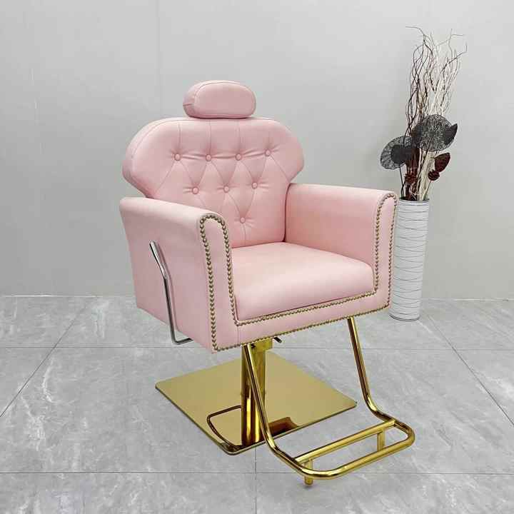 Wallybeauty Nordic Style Portable Reclining Styling Chair Beauty