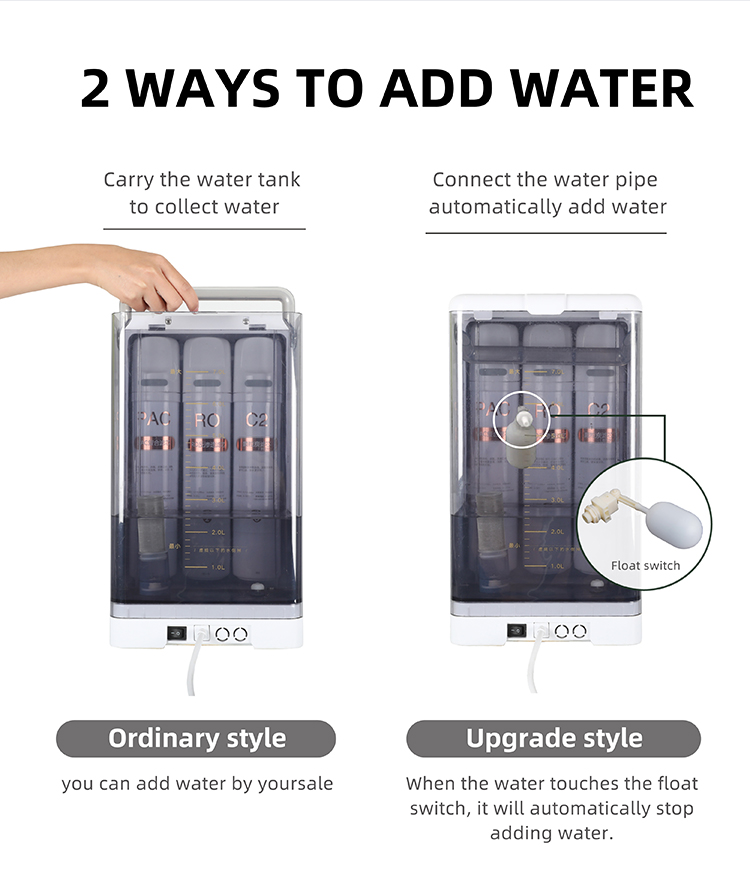 Filterpur electronic cooling desktop automatic direct drinking smart water dispenser