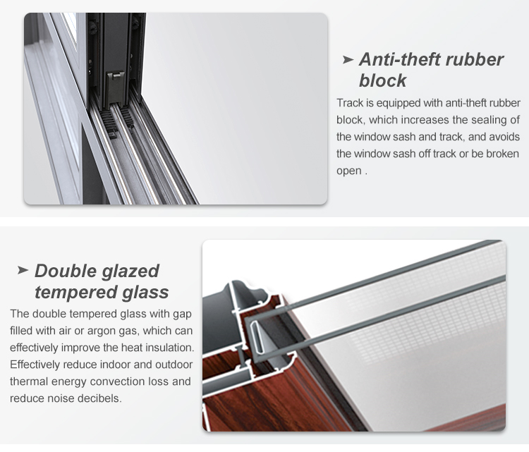 High quality cheap balcony commercial aluminium alloy sliding glass windows