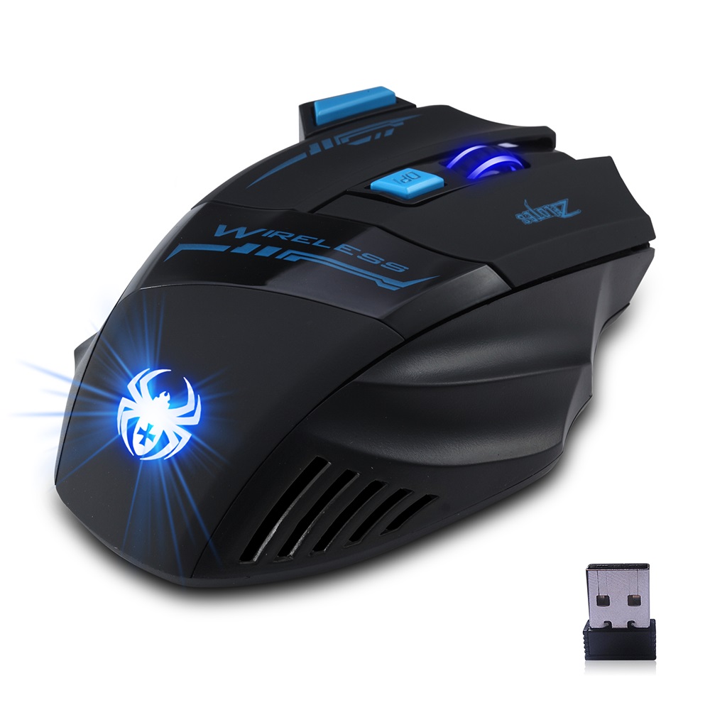 Black Gaming Mice KANEED Estone X9 USB 6 Buttons 2400 DPI Wired Multi Color LED Optical Gaming Mouse for Computer PC Laptop