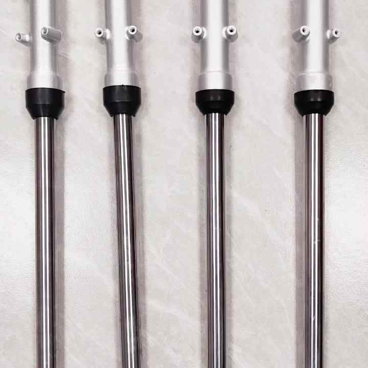 Soufflets D'Amortisseur Avant Pour Moto CG125 - Protections De Fourche En Plastique Résistant - Lot De 2 Avec Colliers - 2