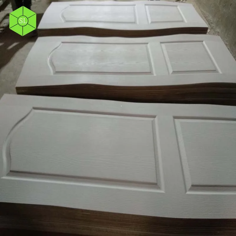 White primer HDF door skin / HDF moulded door