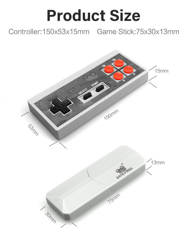 Мини игровая консоль consoleTV Y2 HD игровая консоль Беспроводная двойная консоль