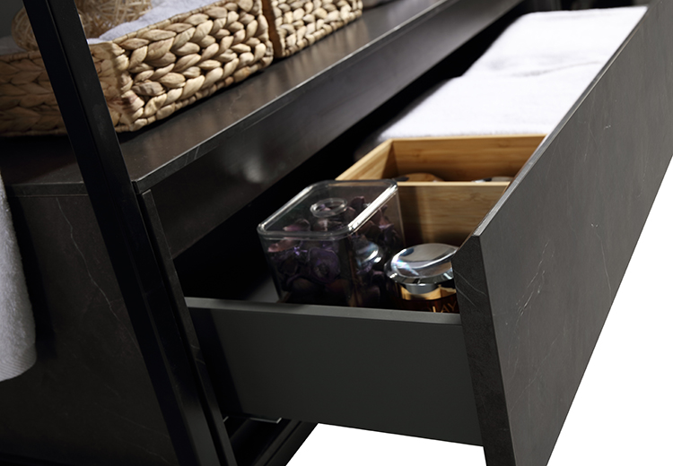 Wholesale free standing modern marble vanity bathroom sink cabinet