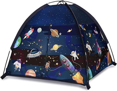 玩帐篷星系圆顶帐篷游戏场男孩和女孩想象力的游戏-宇航员太空帐篷