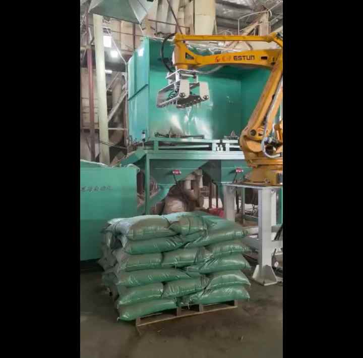 Full Automatic Manipulator Palletizer Robot Arm for Carton Box Bags ...