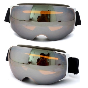 new stylish UV400 custom designer TPU multi color snowboarding goggles for skiing
