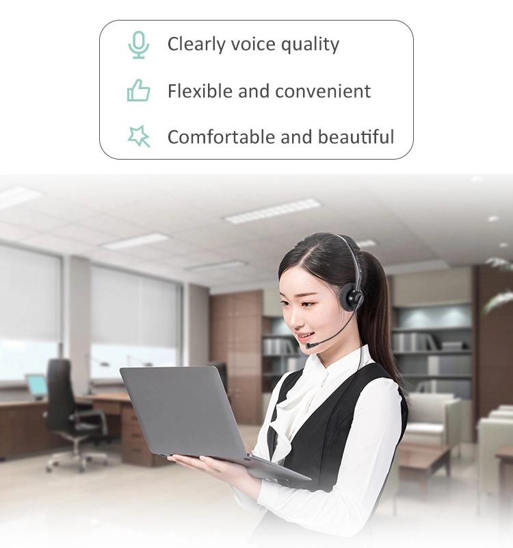 Professional Headphones With Microphone Office headset