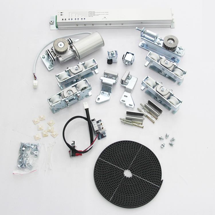 Không Có Cảm Ứng Điện Đôi Mở Cửa Kính Tự Động Cửa Trượt Hệ Thống