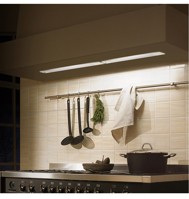 Новый сенсорный фонарь для хранения аккумулятора со встроенной магнитной полосой для шкафа