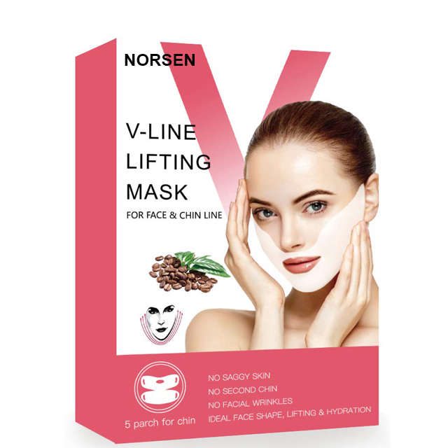 Factory Supply Private Label V Lifting Moisturizing Firming Slimming Face Mask