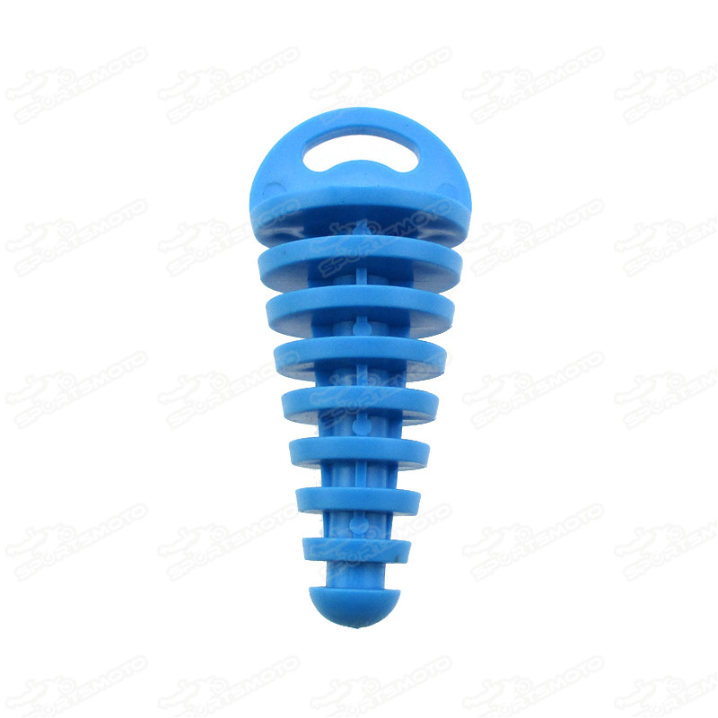 Pink 27mm-48mm Motorcycle Muffler Pipe Washing Plugs Dirt Bike 4 Stroke Muffler Pipe Exhaust Silencer Wash Plugs Exhaust Stopper ATV