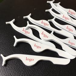 Wholesale beautiful stainless steel tweezers vendor private  17 different kinds of colours tweezers with custom logo