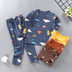 Winter long sleeve cotton baby bedding set kids clothing baby pajamas