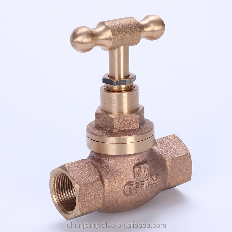 Professional Supplier High quality T-shaped bronze globe valve check valve