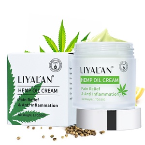 LIYALAN OEM custom private label hemp Extract cbd pain relief cbd cream for muscle neck pain