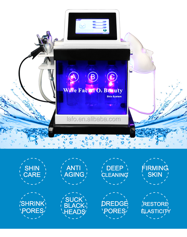 Newest Microdermabrasion Device Hydra Diamond Dermabrasion Machine portable for beauty salon use LF-836