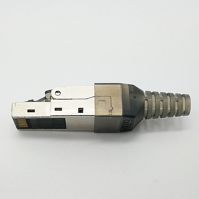 Male Modular Plug Boot Toolless 8P8C Cat6 UTP RJ45 Plug