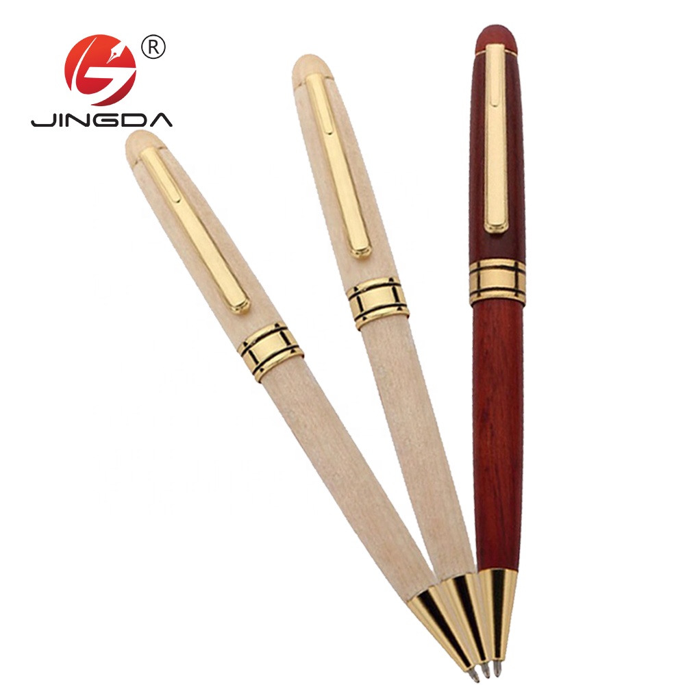 Офисная Высококачественная рекламная деревянная ручка с лазерной гравировкой