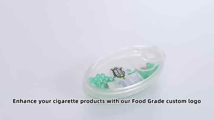 cigarette mint ball Capsules for Cigarettes Explosion Beads Capsule Capsules Includes 200pcs Burst 600 Crush Balls Caps Mint