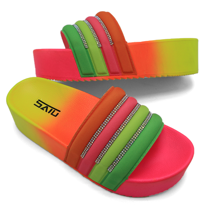 rhinestone slide sandals wholesale