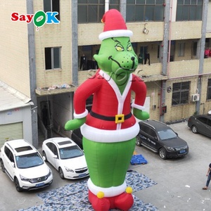 Grinch Inflatable Christmas Decorations : Santa Is Back Grinch Returns Longmont Family S Stolen Christmas Decorations : Outdoor inflatables & figures are a perfect way to brighten up your front & back garden this christmas.