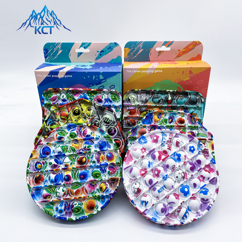 Push Pops Bubble Sensory Toy Autism Needs Squishy Stress Reliever Toys Adult Kid Funny Anti-stress Pops It Fidget Reliver Stress