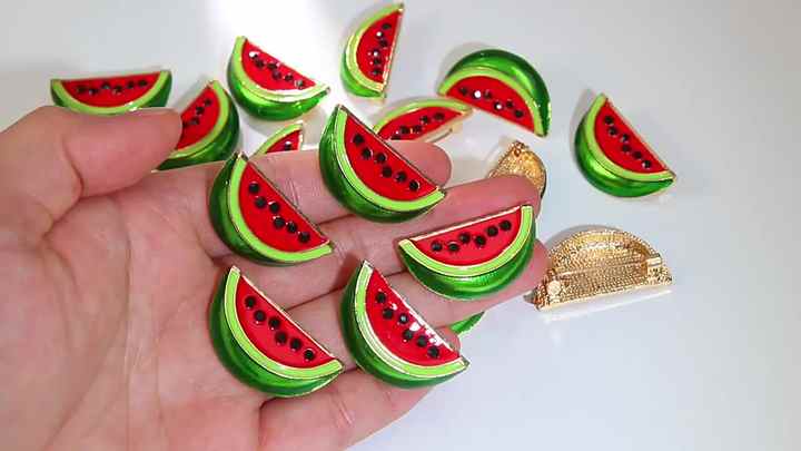 スイカラペルピンサポートパレスチナスイカチャームブローチピンバッジ