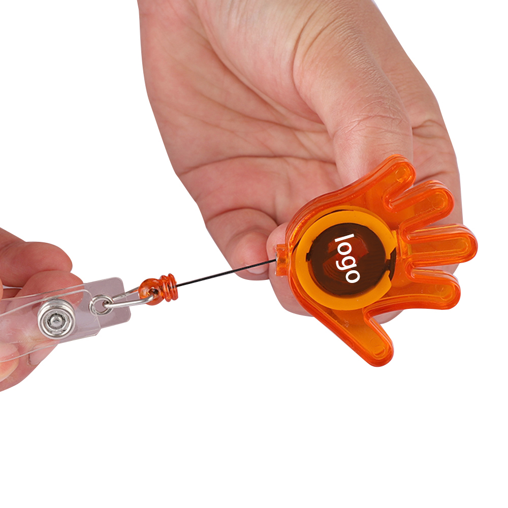 Wholesale Custom Retractable Badge Holder Handy ID Badge Reel with Belt Clip