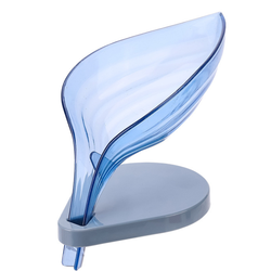Leaf Shape Soap Holder Self Draining Soap Box Bathroom Decorative Drainage Soap Holder  Dish