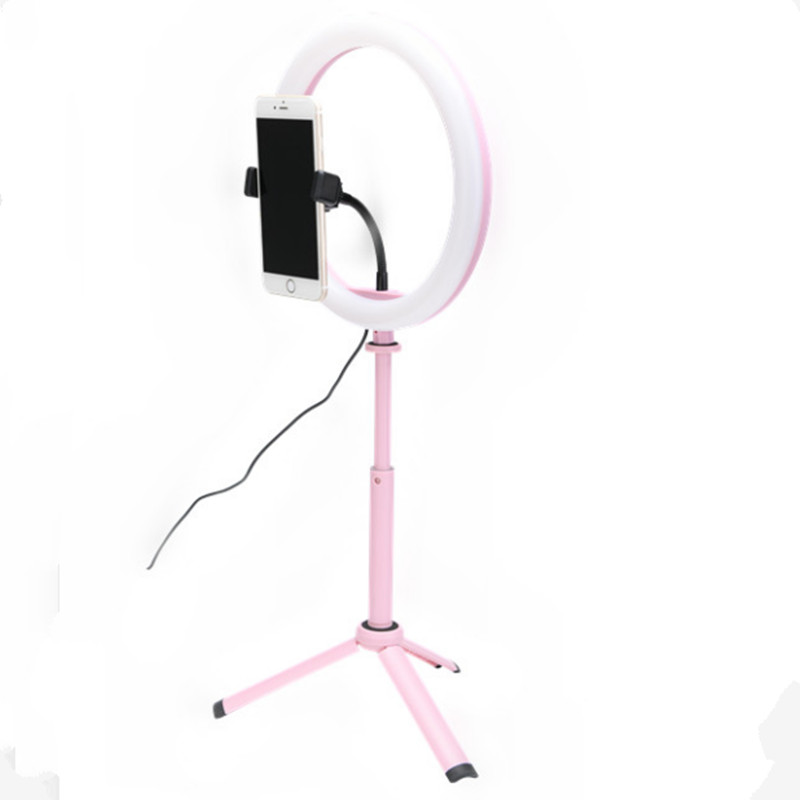 Светодиодный гибкий кольцевой светильник-10 дюймов с держателями для телефона, кольцевой светильник-подставка tik tok, светодиодный кольцевой светильник 10 дюймов, широко используемый в прямом эфире, видео