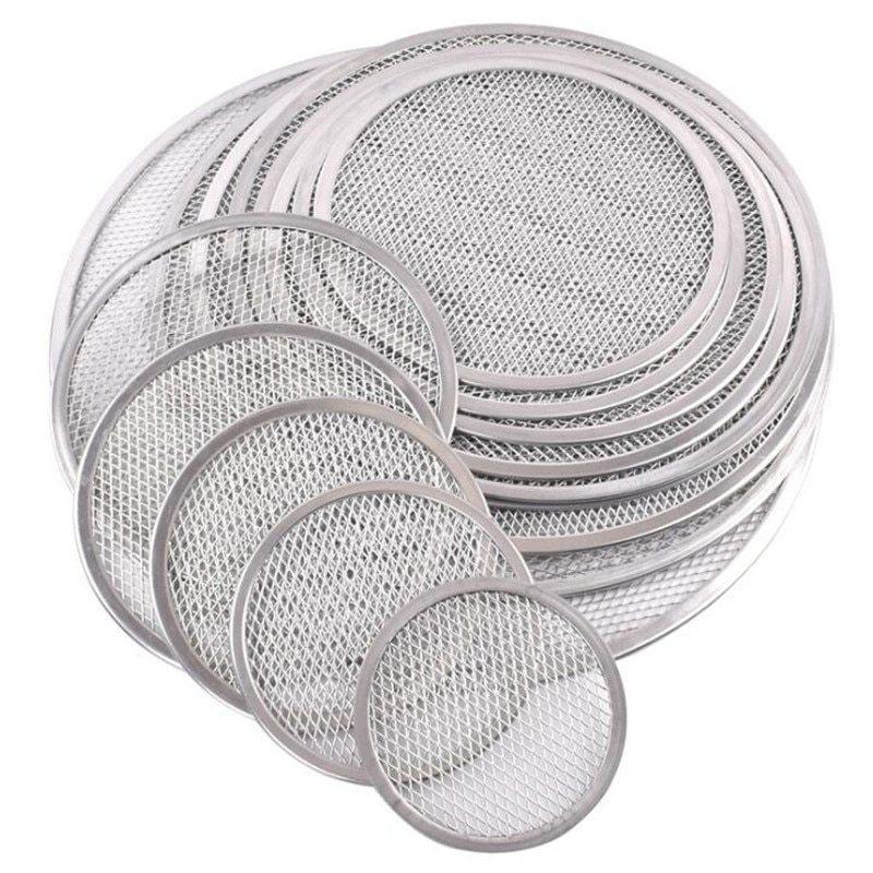 Oven CE Wire Mesh Baking Tray Round Aluminum Thicken 6-14 Inch