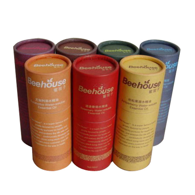 Круглая Упаковка из крафт-бумаги для стеклянной капельницы 10 мл 25 мл 30 мл 50 мл 75 мл 100 мл