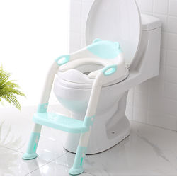 Kids Non-slip ladder toilet seat/children potty trainer toilet/Portable kids toilet