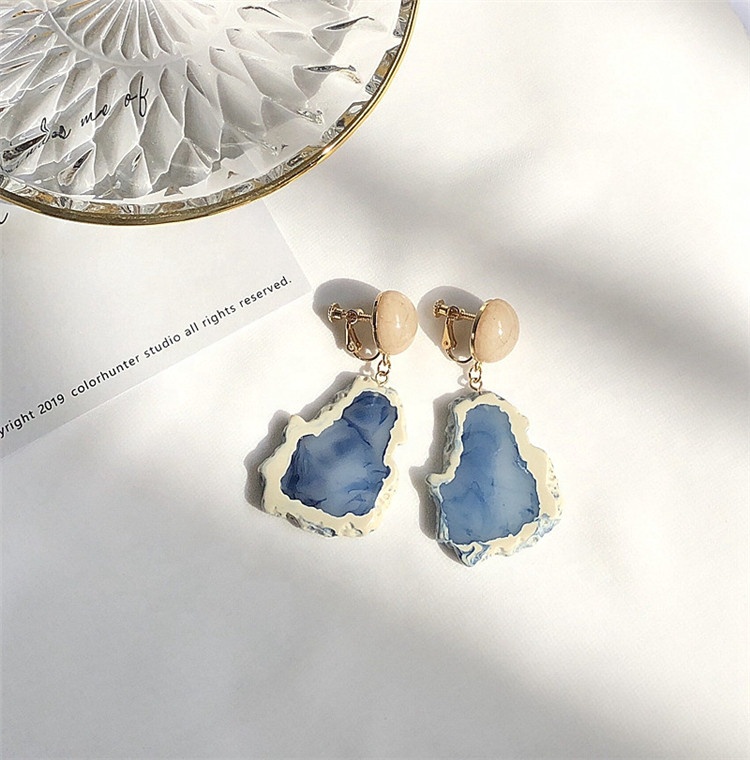 Druzy Cabochon Druzy Jewelry Sky Blue Round Druzy GAP217 WHOLESALE 20Pcs Sky Blue Titanium Druzy Studs 10mm
